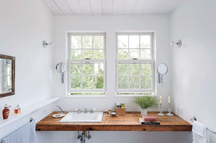 in architect sheila narusawa\2\16;s cape cod bathroom, electric outlets 17