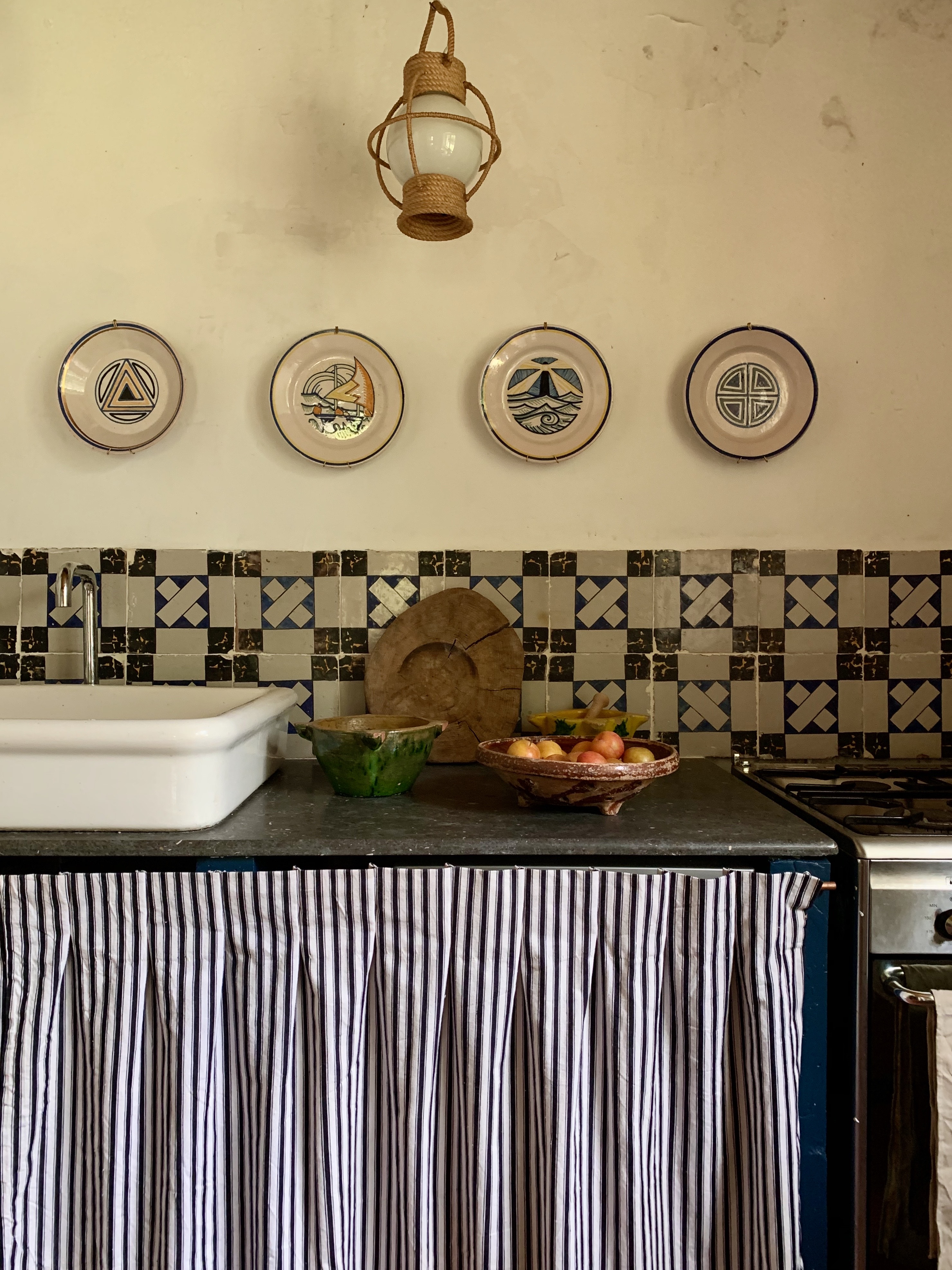 the balineum tile is \18th century italian. anthony\2\17;s mother helped 22