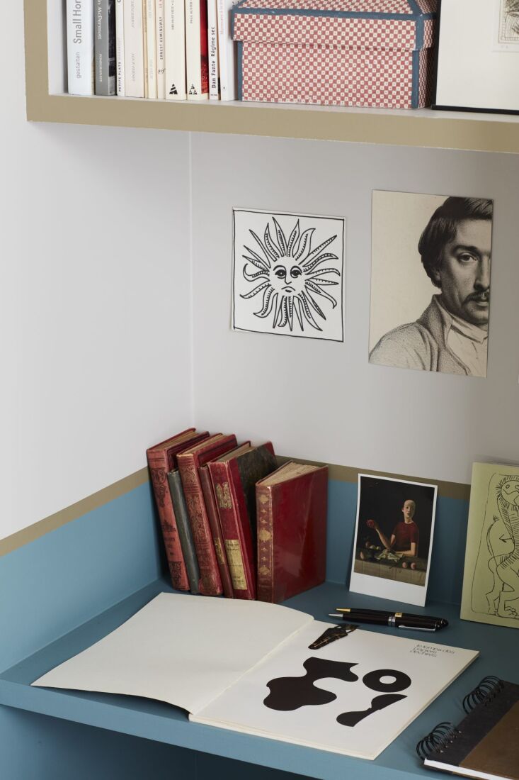evennou always finds a place for a desk, and notes that built ins take up very  28