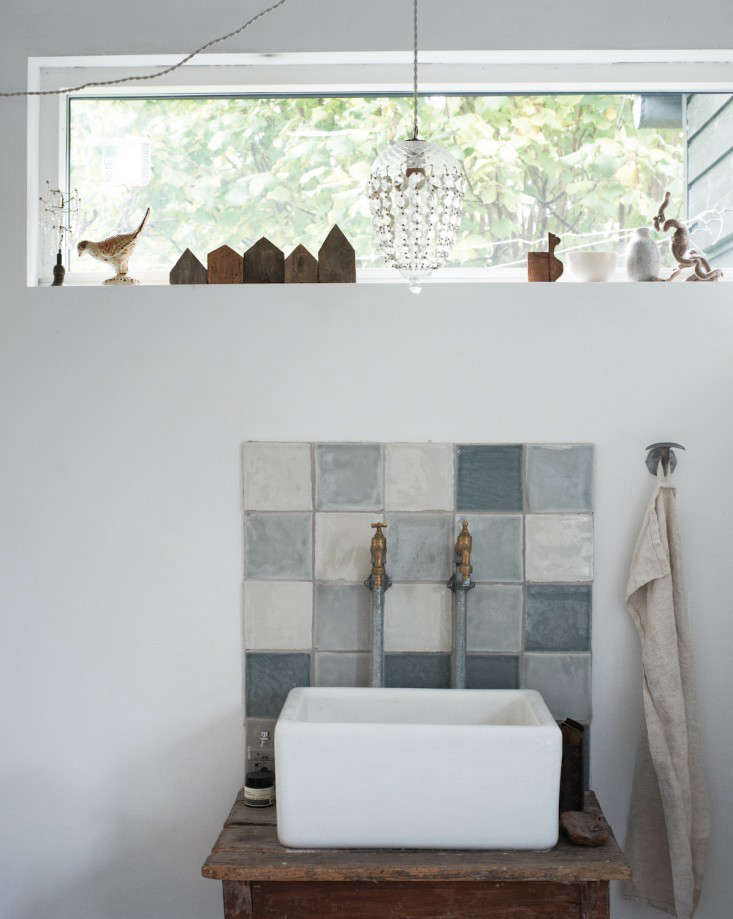 inspired home ditte isager danish home patchwork tiled sink remodelista 17