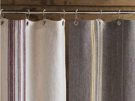 coyuchi shower curtain gray