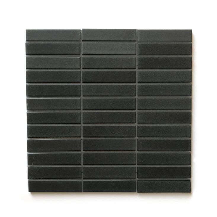 46 sheets of ann sacks savoy classics mosaics large stack tiles in graphite are 28
