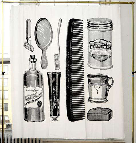 Izola apothecary shoer curtain
