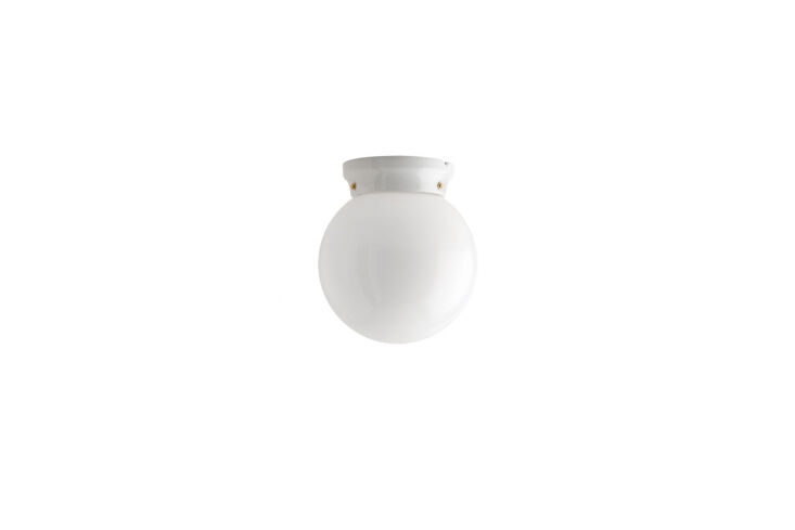 the white porcelain ceiling light with glass shade is €99.7\1 at zangra. 28