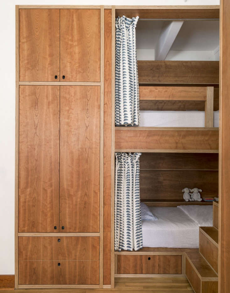 for privacy, the beds have curtains of rebecca atwood printed linen. 18