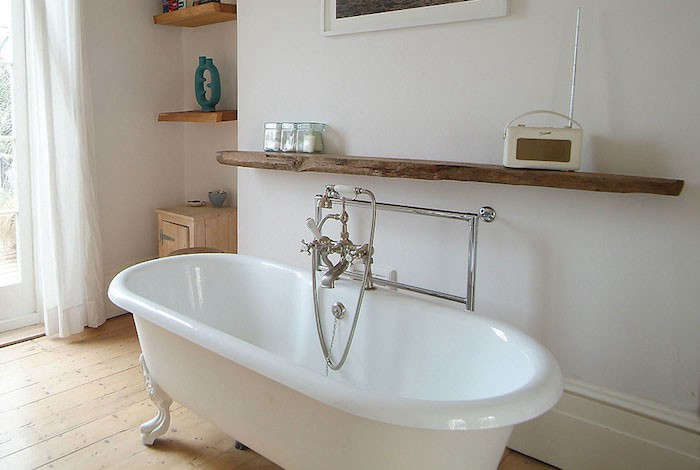 towel warmer bar in uk house 23