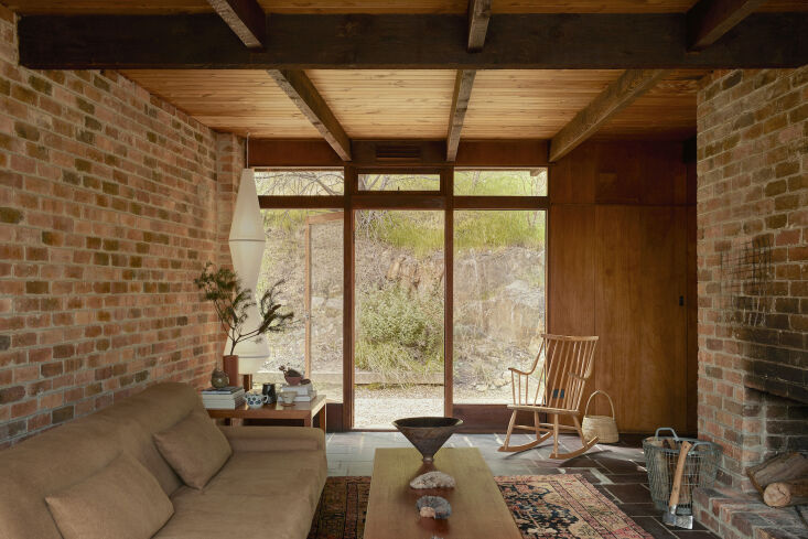 \2\20;in the tradition of these mid century homes we furnished the house 22