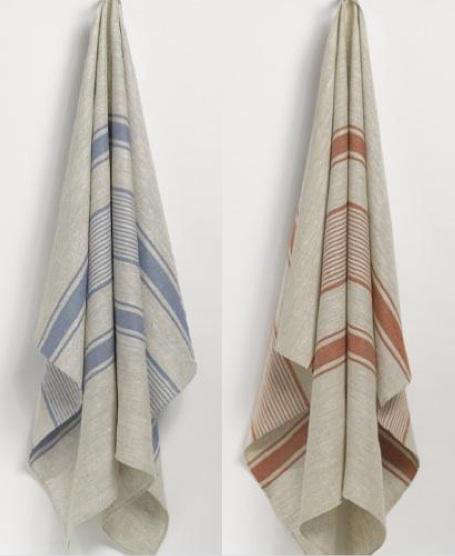 anichini blue red beach towel