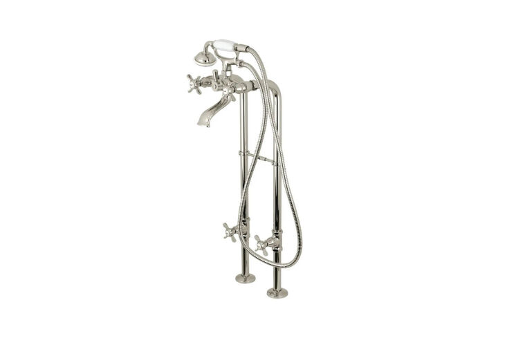 the kingston brass freestanding tub faucet (cck\285kx p) is \$84\1 at vintage  24