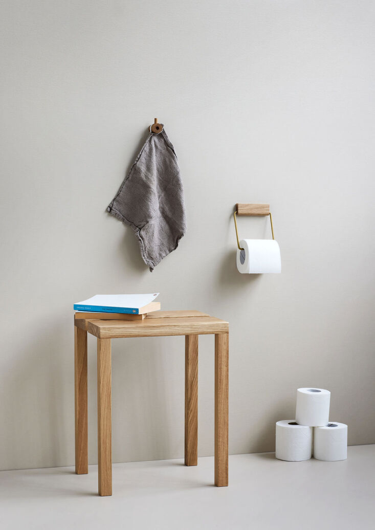 julie took note of the toilet roll holder (€59) from danish design studio moe 17