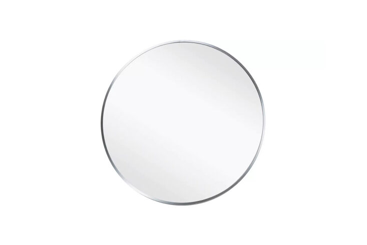 the habitat round metal mirror in silver is £30. for more see our post \10 eas 29