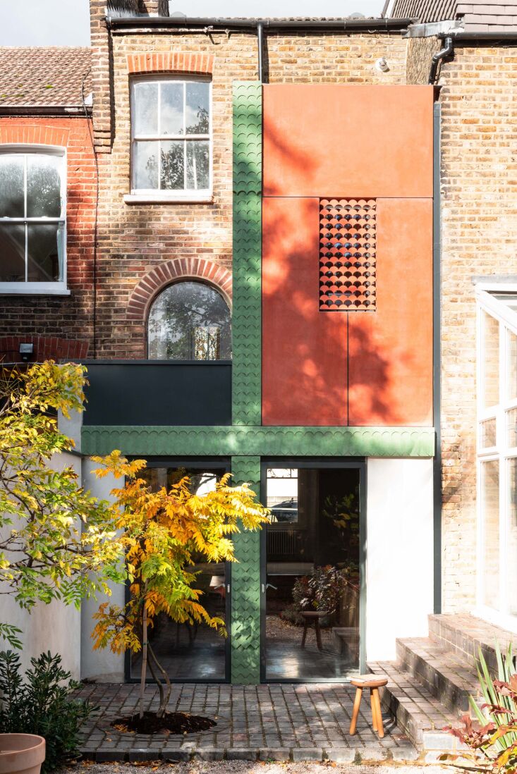 the \189\2 house has a traditional façade and an eye opening back exterior of  17