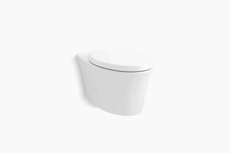 the kohler veil wall hung compact elongated toilet (k 3\1539 0) includes an ins 17