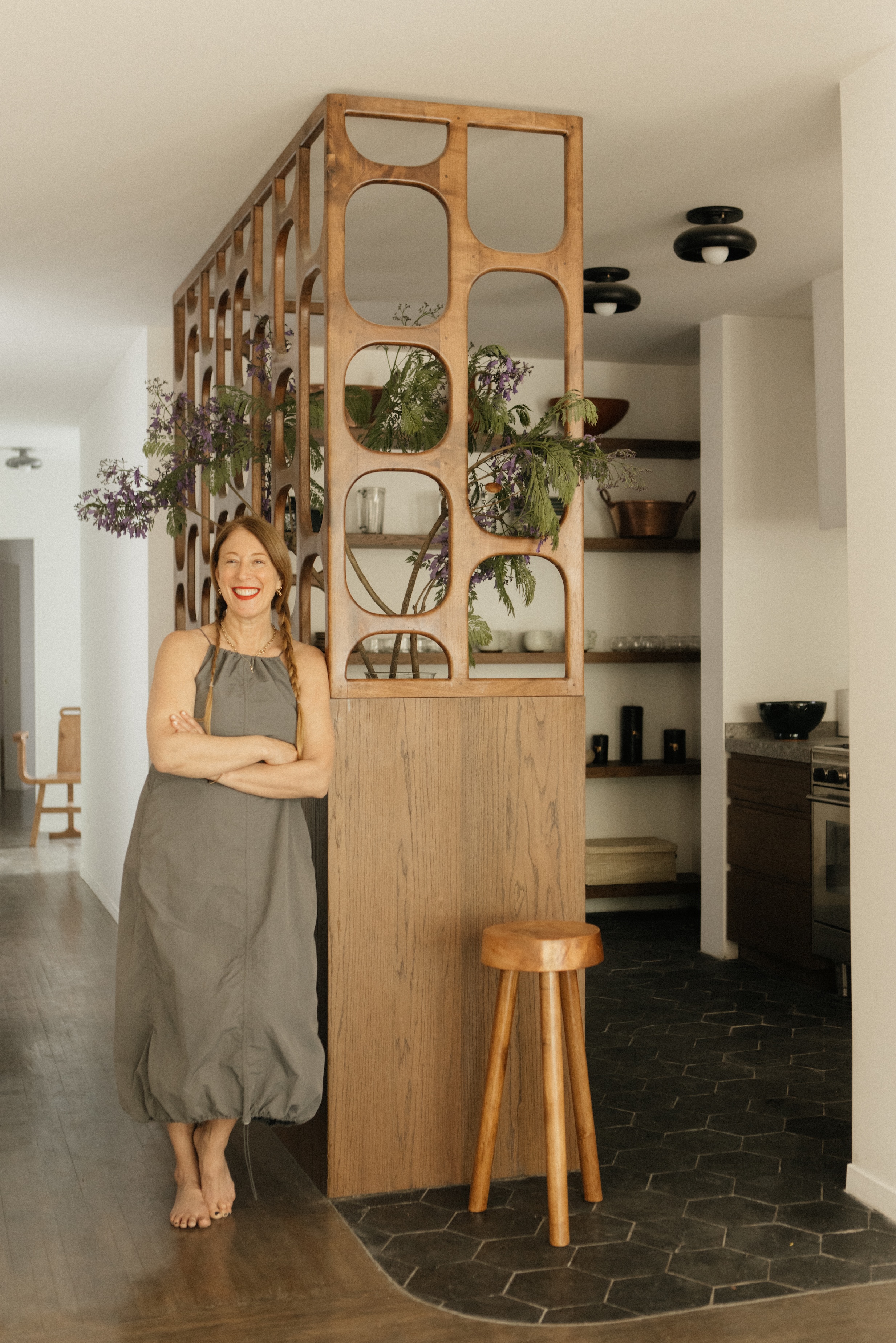 laura aviva of l'aviva home in her cdmx apt/showroom. maureen m. evans photo. 17