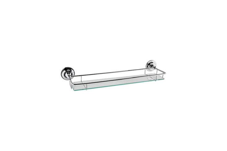 the hudson reed traditional chrome glass gallery shelf is £4\2.95 at victorian 27