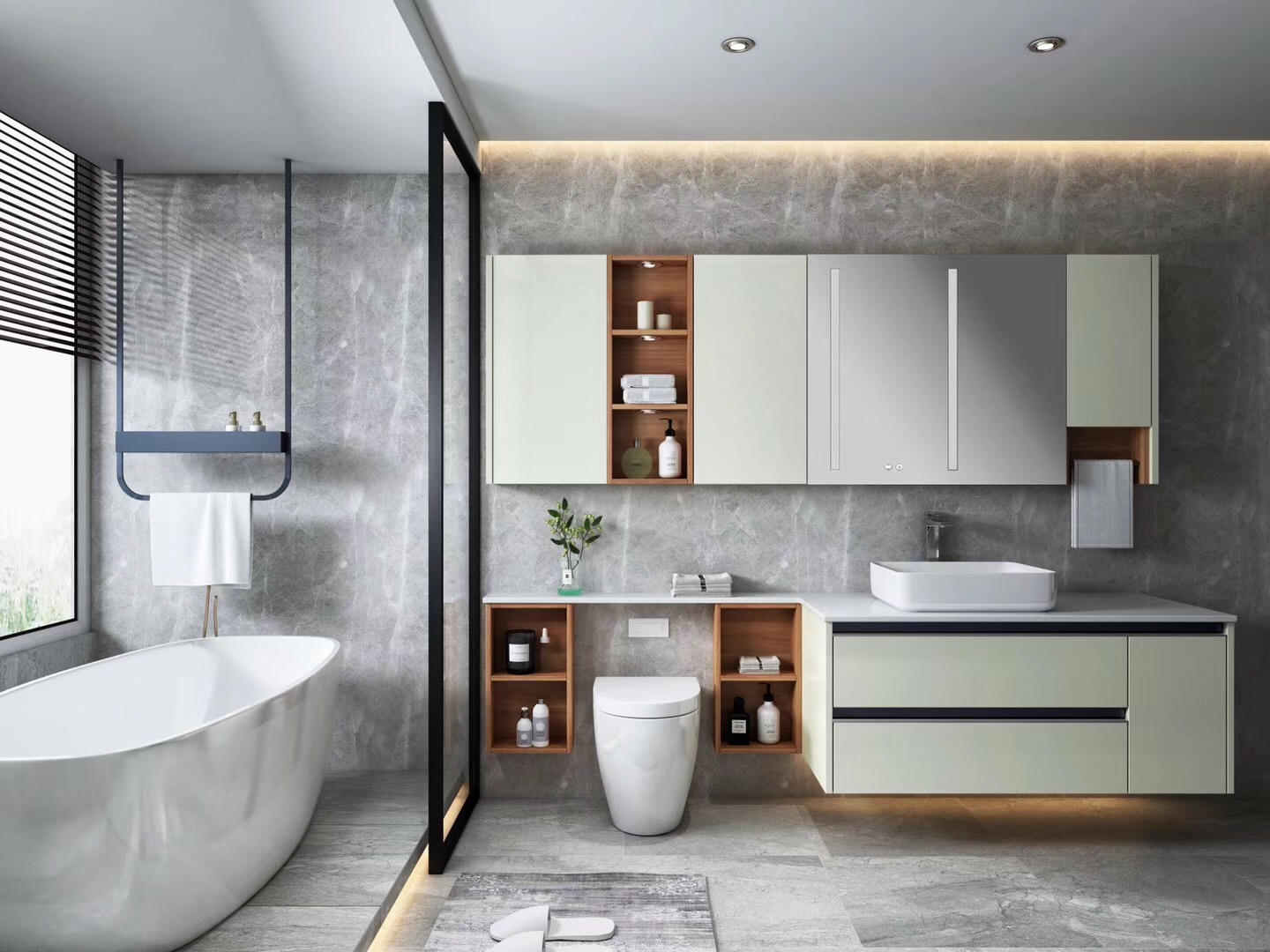 bathroom vanity materials